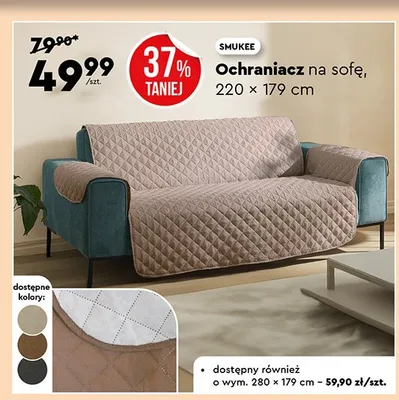 Ochraniacz na sofę promocja w Biedronka Home