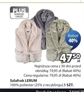 Szlafrok LERUM promocja w Jysk
