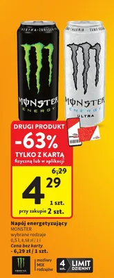 Napój energetyzujący power Carrefour promocja w Intermarche