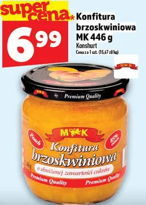 Konfitura brzoskwiniowa MK promocja w TOPAZ