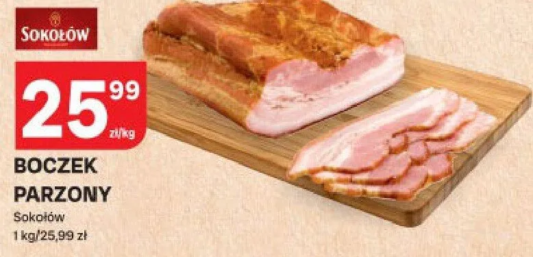 Boczek parzony promocja w Chorten