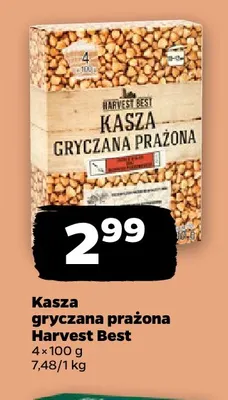 Kasza gryczana prażona Harvest Best promocja w Netto