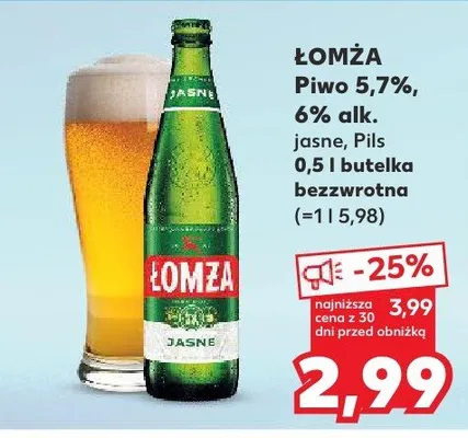 Piwo jasne, Pils bezalkoholowe promocja w Kaufland