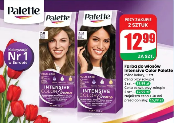 Farba do włosów Intensive Color, różne rodzaje promocja w Dino