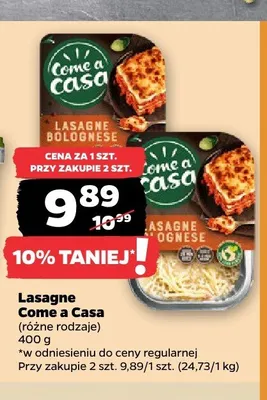 Lasagne Come a Casa promocja w Netto