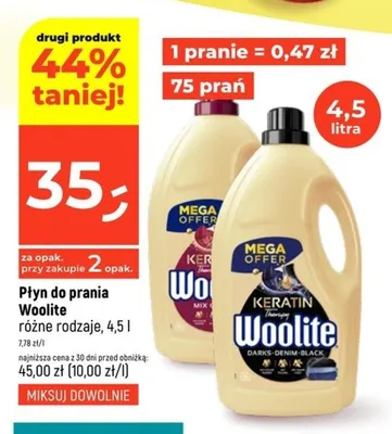Płyn do prania promocja w Dealz