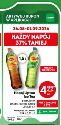 Napój Lipton Ice Tea green promocja w Żabka