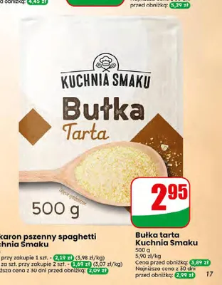 Bułka tarta Kuchnia Smaku promocja w Dino