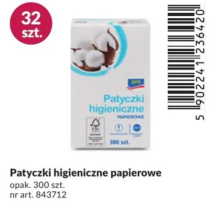 Patyczki higieniczne papierowe promocja w Makro