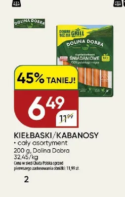Kabanosy Dolina Dobra promocja w Chata Polska