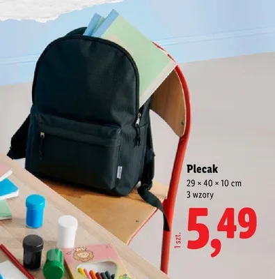 Plecak promocja w Lidl