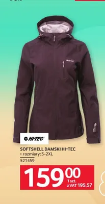 Softshell damski Hi-Tec promocja w Selgros