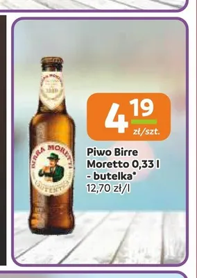 Piwo Birra Moretti promocja w Gama