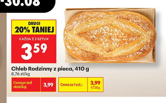 Chleb Rodzinny z pieca promocja w Biedronka