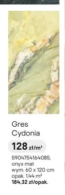 Gres Cydonia onyx mat promocja w Castorama