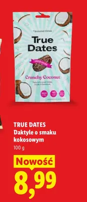 Daktyle o smaku kokosowym True Dates promocja w Lidl