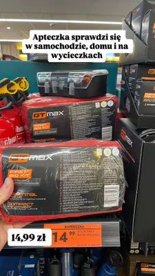 Apteczka samochodowa Gt Max Compact promocja w Biedronka