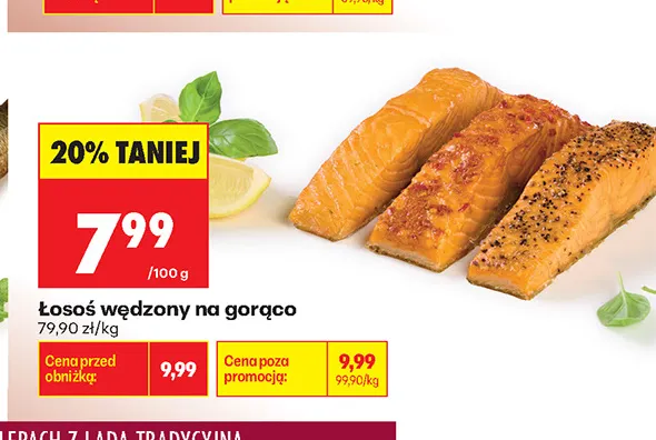 Łosoś wędzony na gorąco promocja w Biedronka
