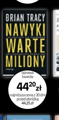 Książka Nawyki warte miliony Brian Tracy promocja w Empik
