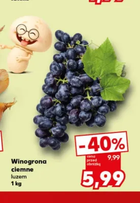 Winogrona ciemne promocja w Kaufland