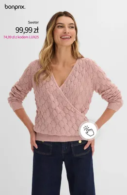 Sweter Bonprix promocja w bonprix