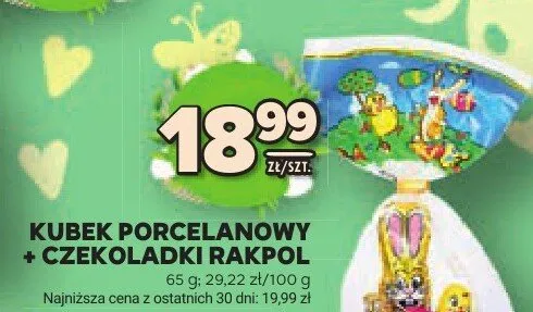 Kubek porcelanowy + czekoladki promocja w Stokrotka
