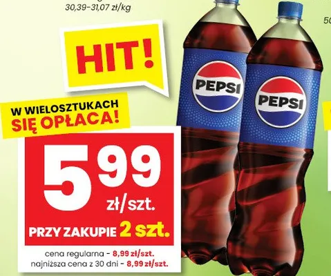Napój gazowany Pepsi promocja w emma MARKET
