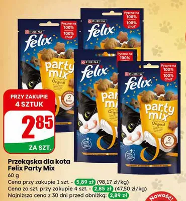 Przekąska dla kota Party Mix promocja w Dino