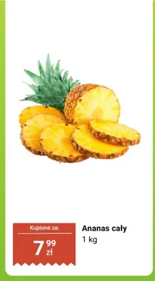 Ananas cały promocja w Biedronka
