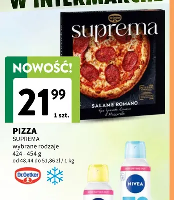 Pizza Suprema Dr. Oetker promocja w Intermarche