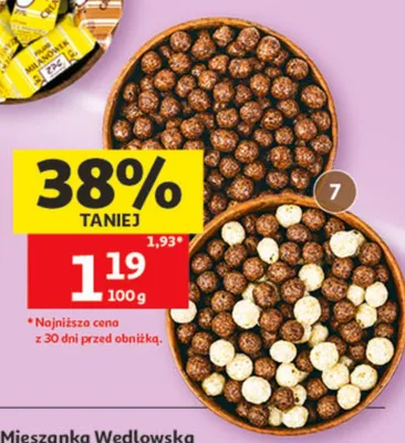 Płatki śniadaniowe kulki duo promocja w Auchan