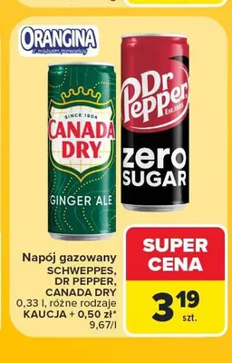 Napój gazowany Dr Pepper promocja w Carrefour