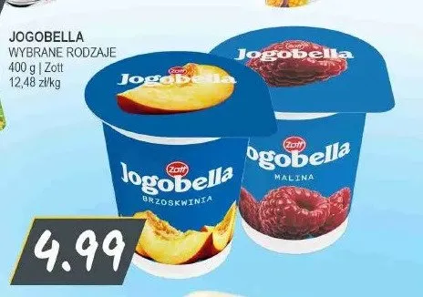 Jogurt Jogobella malinowy Zott promocja w Słoneczko