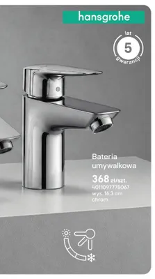 Bateria umywalkowa Hansgrohe Mycube promocja w Castorama