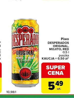 Piwo Desperados Mojito promocja w Carrefour Express