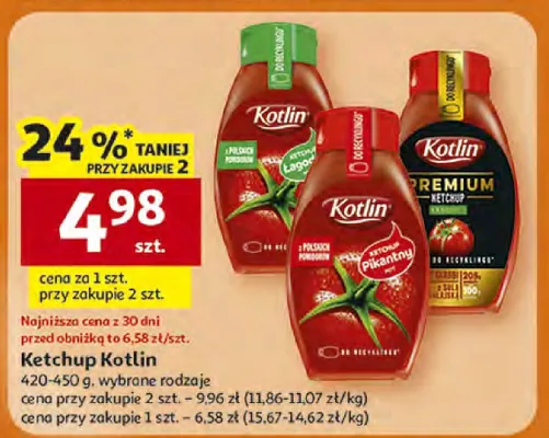 Ketchup promocja w Auchan