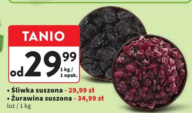Żurawina suszona promocja w Intermarche