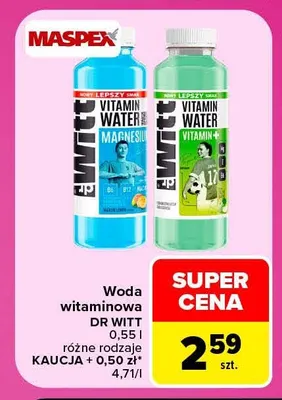 Woda witaminowa Dr Witt Vitamins + promocja w Carrefour