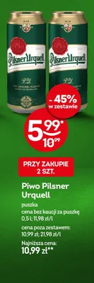 Piwo Pilsner Urquell promocja w Żabka
