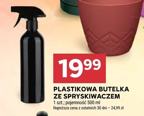 Plastikowa butelka ze spryskiwaczem promocja w Stokrotka