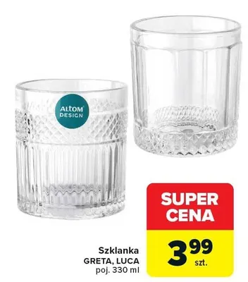 Szklanka Altom Design Greta promocja w Carrefour