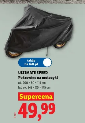 Pokrowiec na motocykl promocja w Lidl