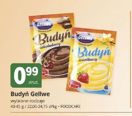 Budyń waniliowy Gellwe promocja w Marketvita