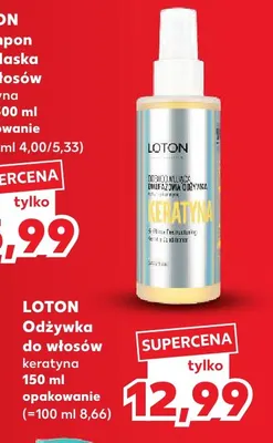 Odżywka do włosów keratyna Loton promocja w Kaufland