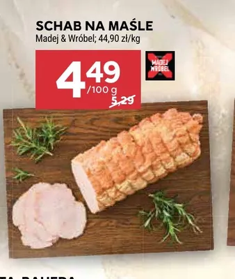 Schab na maśle Madej & Wróbel promocja w Stokrotka