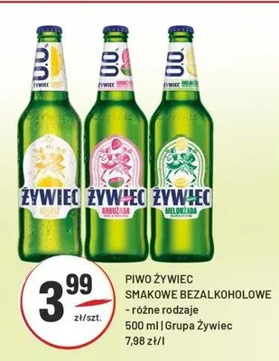Piwo bezalkoholowe Żywiec Lemonżada promocja w Sedal