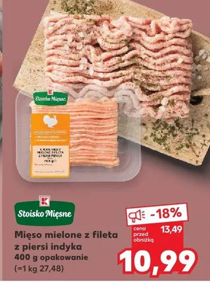 Mięso mielone z fileta z piersi indyka Stoisko Mięsne promocja w Kaufland