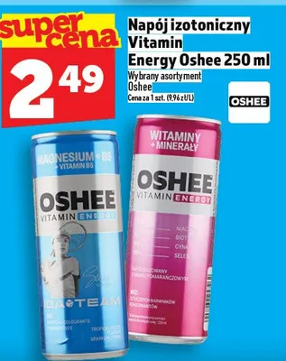 Napój izotoniczny Vitamin Energy Oshee promocja w TOPAZ
