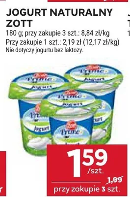 Jogurt naturalny promocja w Stokrotka