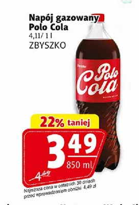 Napój gazowany Polo Cola Zbyszko promocja w Prim Market